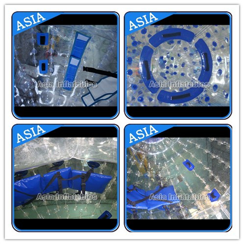 шарик PVC гигантский раздувной Zorb Grassplot 0.8mm цветастый для зрелищности
