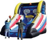 0.55mm PVC Tarpaulin Inflatable Hoop Shooter , Inflatable Amusement Park