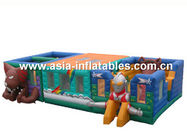 Ultraman Bouncy Castles, Inflatable Fair Ground / Fun City For Toddler Playland