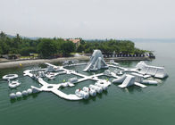 Lake Inflatable Floating Water Park Equipment , Inflatable Water Games