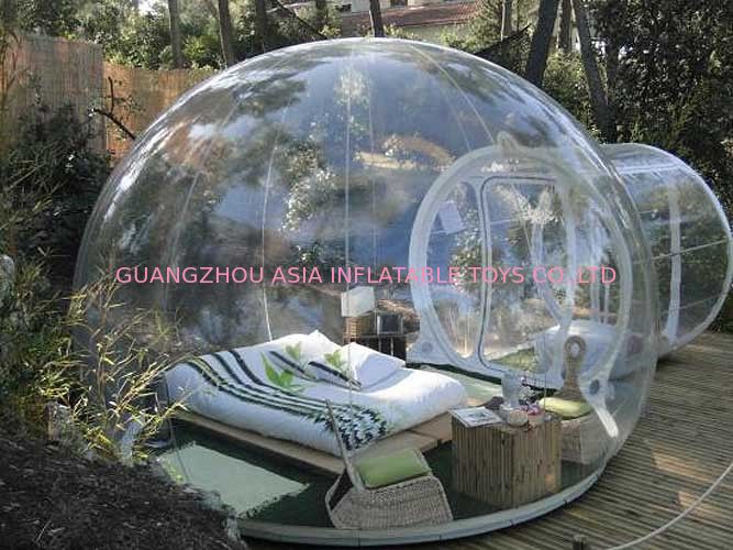 Aportable Meeting Room Inflatable Snow Globe / Bubble Tent