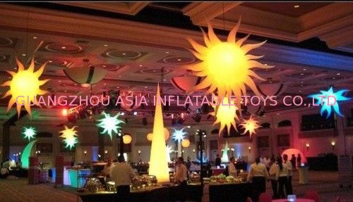 Led Light Inflatable ,Colourful Inflatable Star Lights For Event Decoration