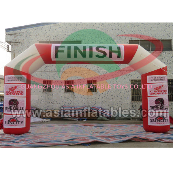Sealed Inflatable Arch For Advertising , Start and Finish Line Advertising Inflatable Archway
