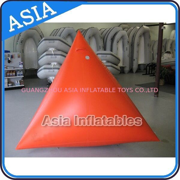Orange Color Commercial Use  Inflatable Buoy For Water Park Paintball Bunker